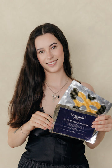 Overnight Glam Gold 360° Full-Coverage Butterfly Eye Mask (7 pack)