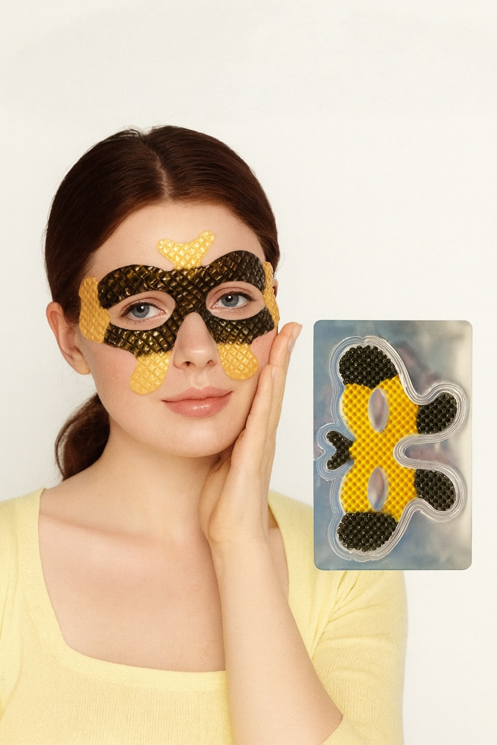 Overnight Glam Gold 360° Full-Coverage Butterfly Eye Mask (7 pack)
