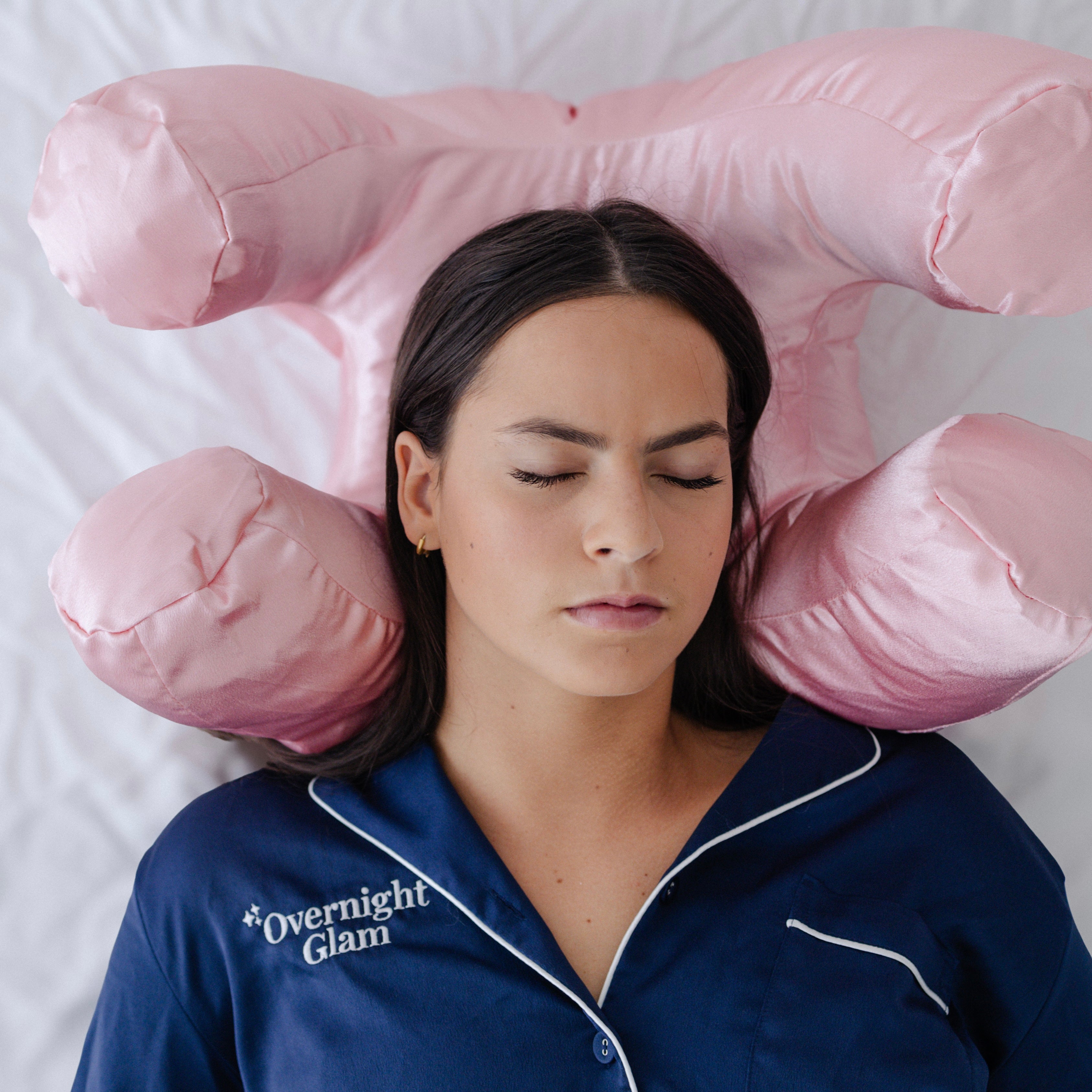 Pillow + Candy Floss Silk & Satin Pillowcase
